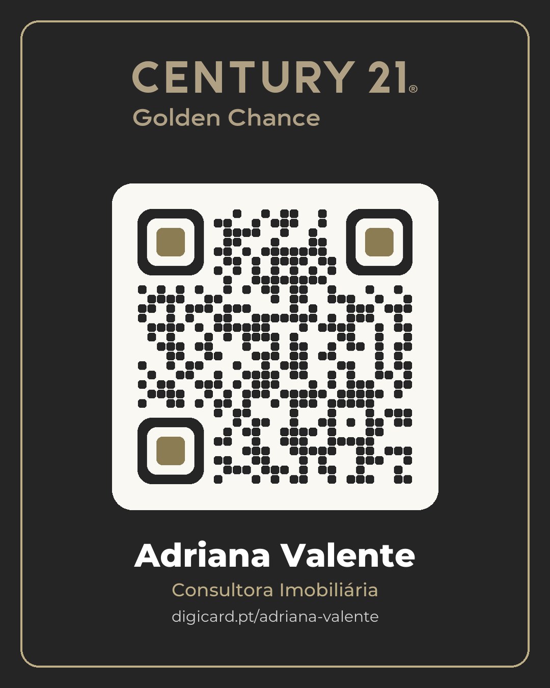 QR code do cartão digital de Adriana Valente