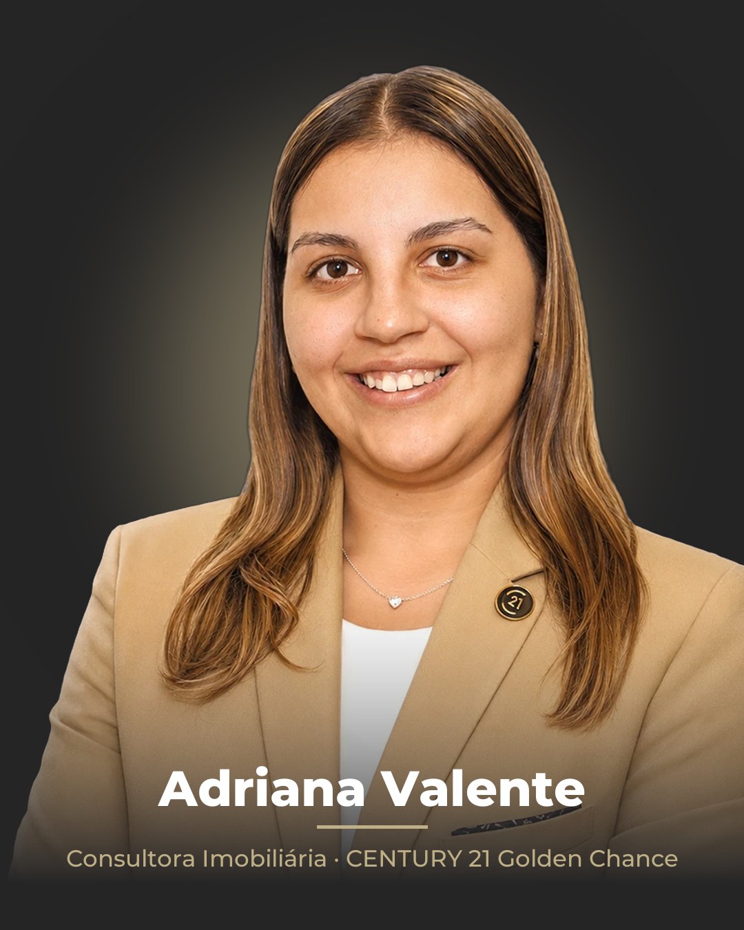 Adriana Valente, Consultora Imobiliária da CENTURY 21 Golden Chance
