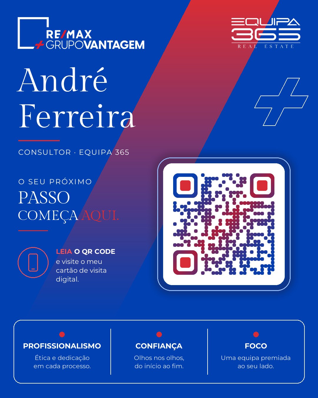 QR code do cartão digital de André Ferreira