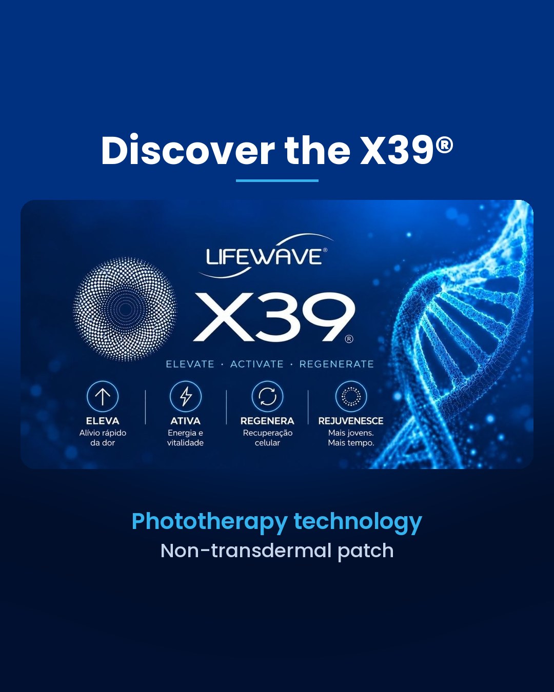 LifeWave X39® patch: Elevate, Activate, Regenerate
