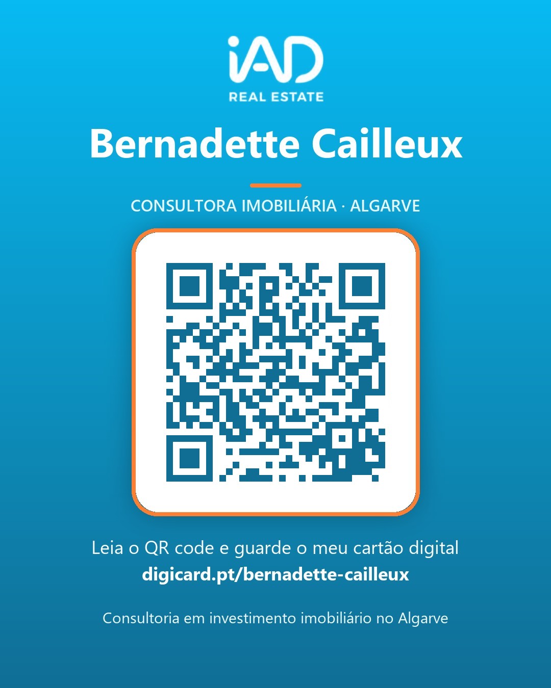 QR code do cartão digital de Bernadette Cailleux