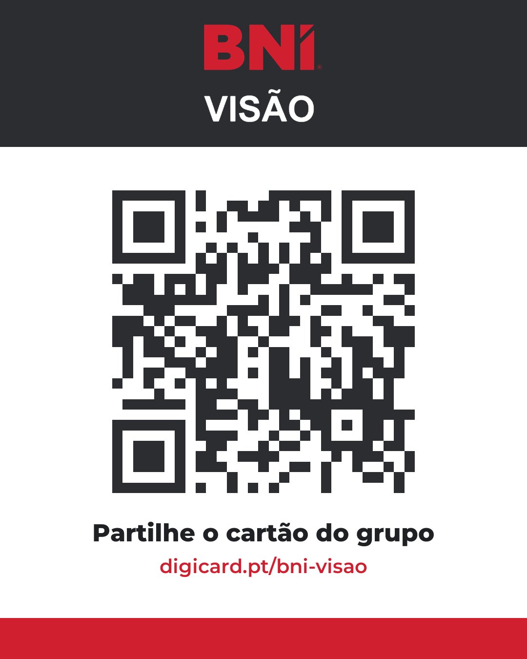 QR code do cartão do BNI Visão