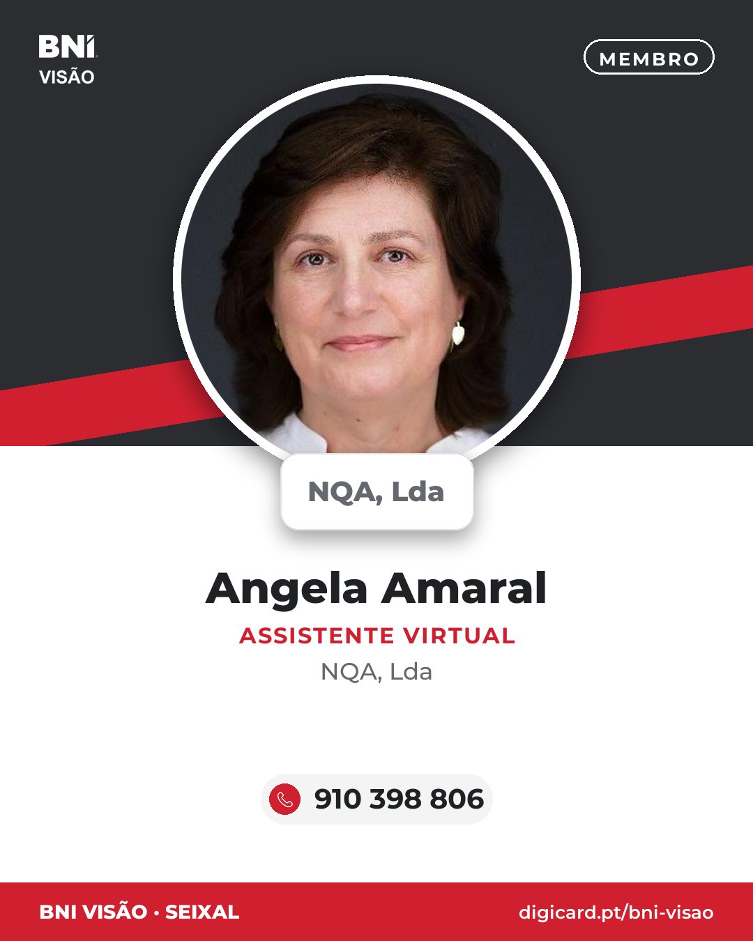 Angela Amaral · Assistente Virtual · NQA, Lda