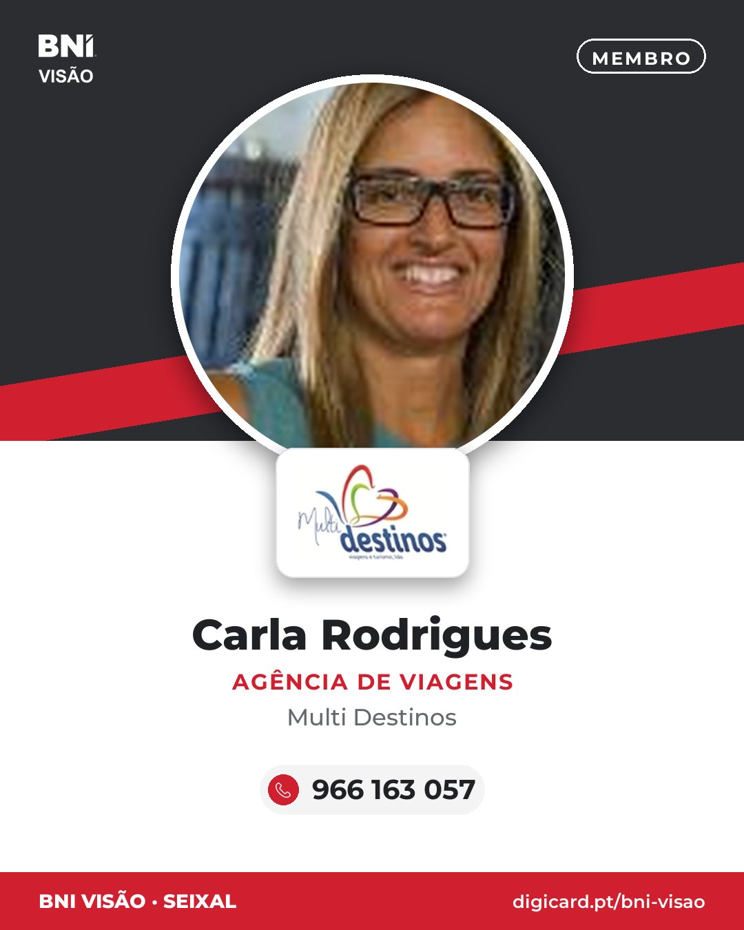 Carla Rodrigues · Agência de Viagens · Multi Destinos