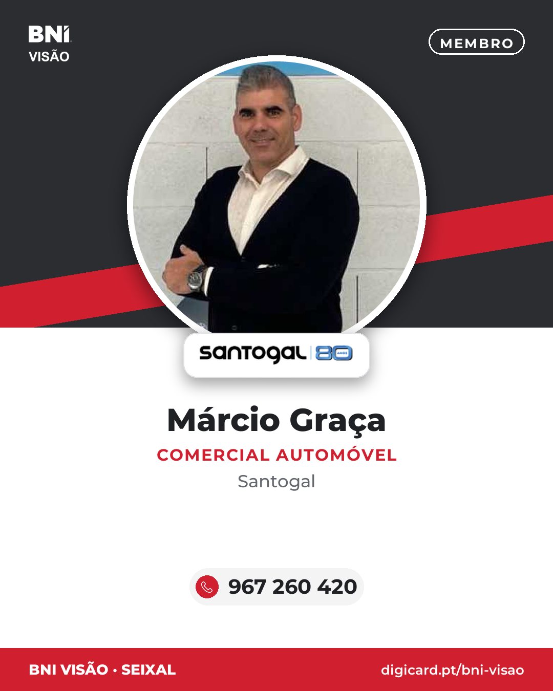 Márcio Graça · Comercial Automóvel · Santogal