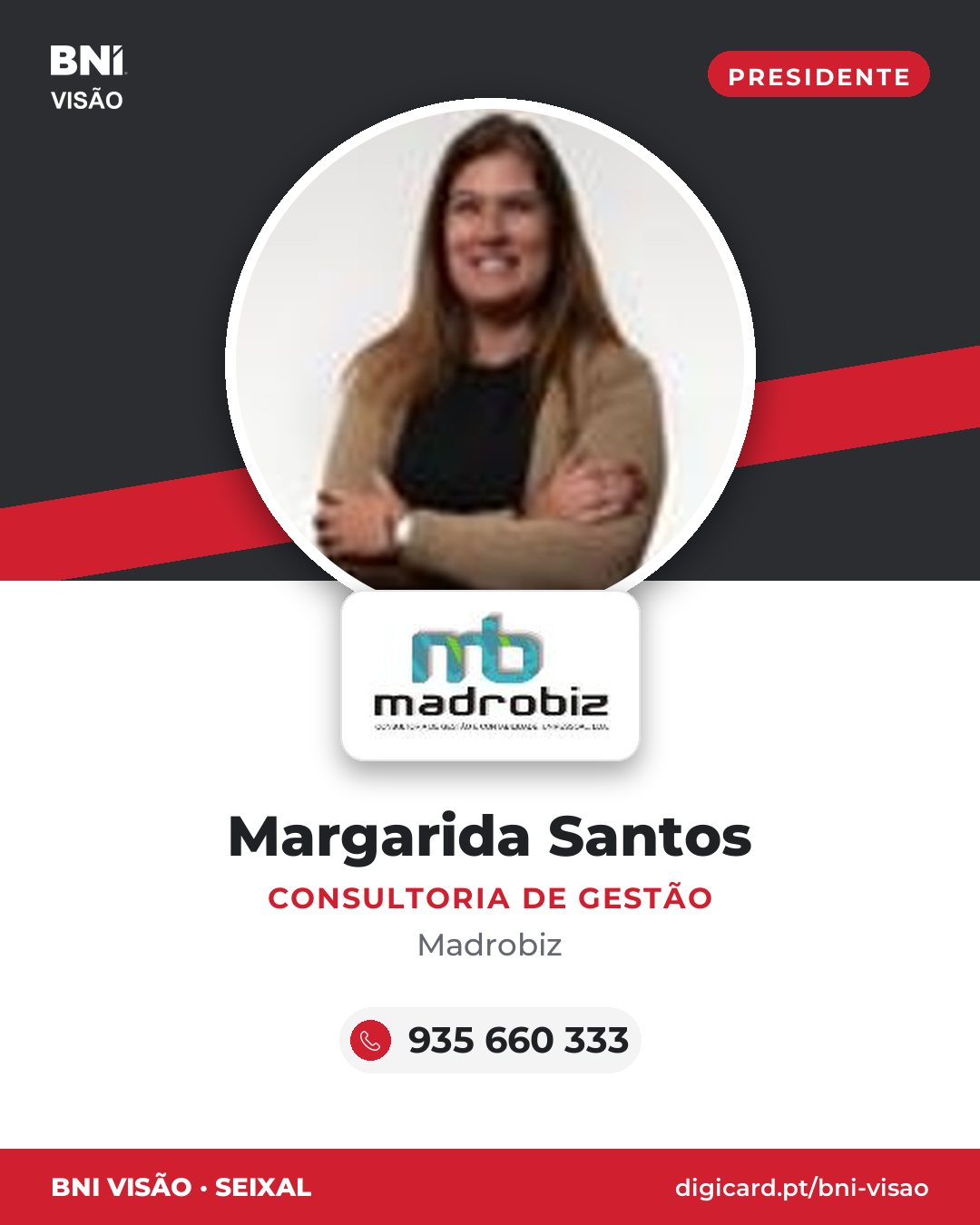 Margarida Santos · Consultoria de Gestão · Madrobiz