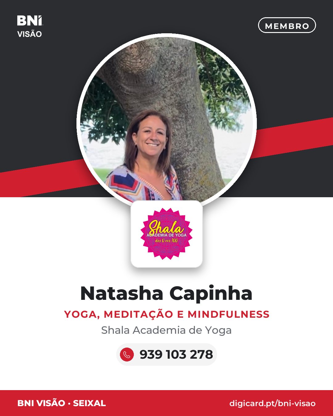 Natasha Capinha · Yoga, Meditação e Mindfulness · Shala Academia de Yoga
