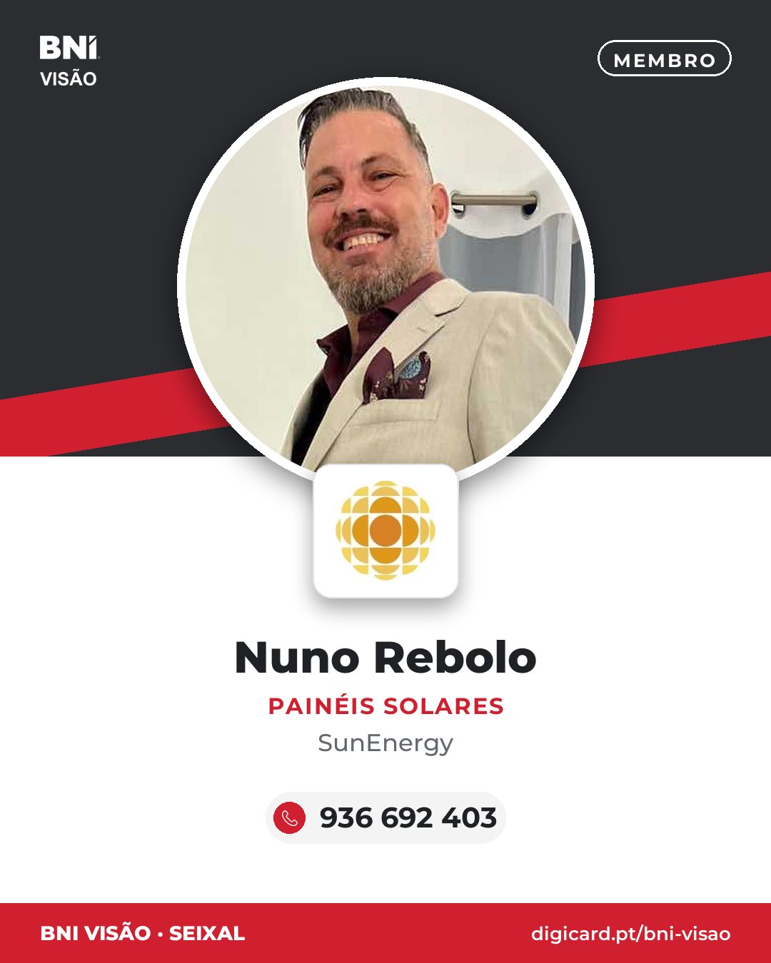 Nuno Rebolo · Painéis Solares · SunEnergy