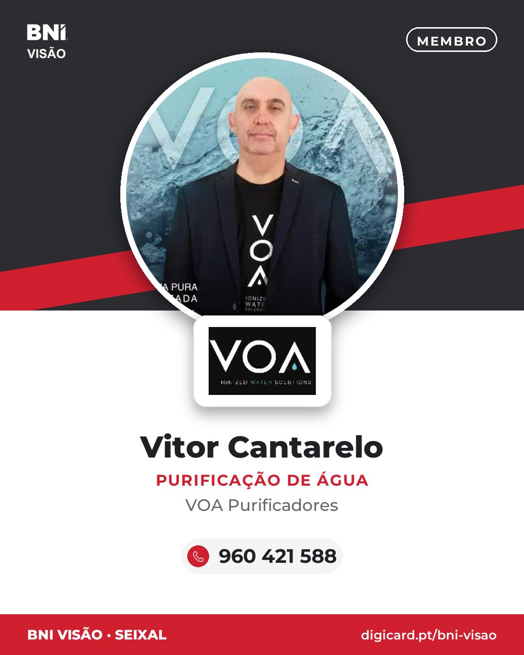 Vitor Cantarelo · Purificação de Água · VOA Purificadores