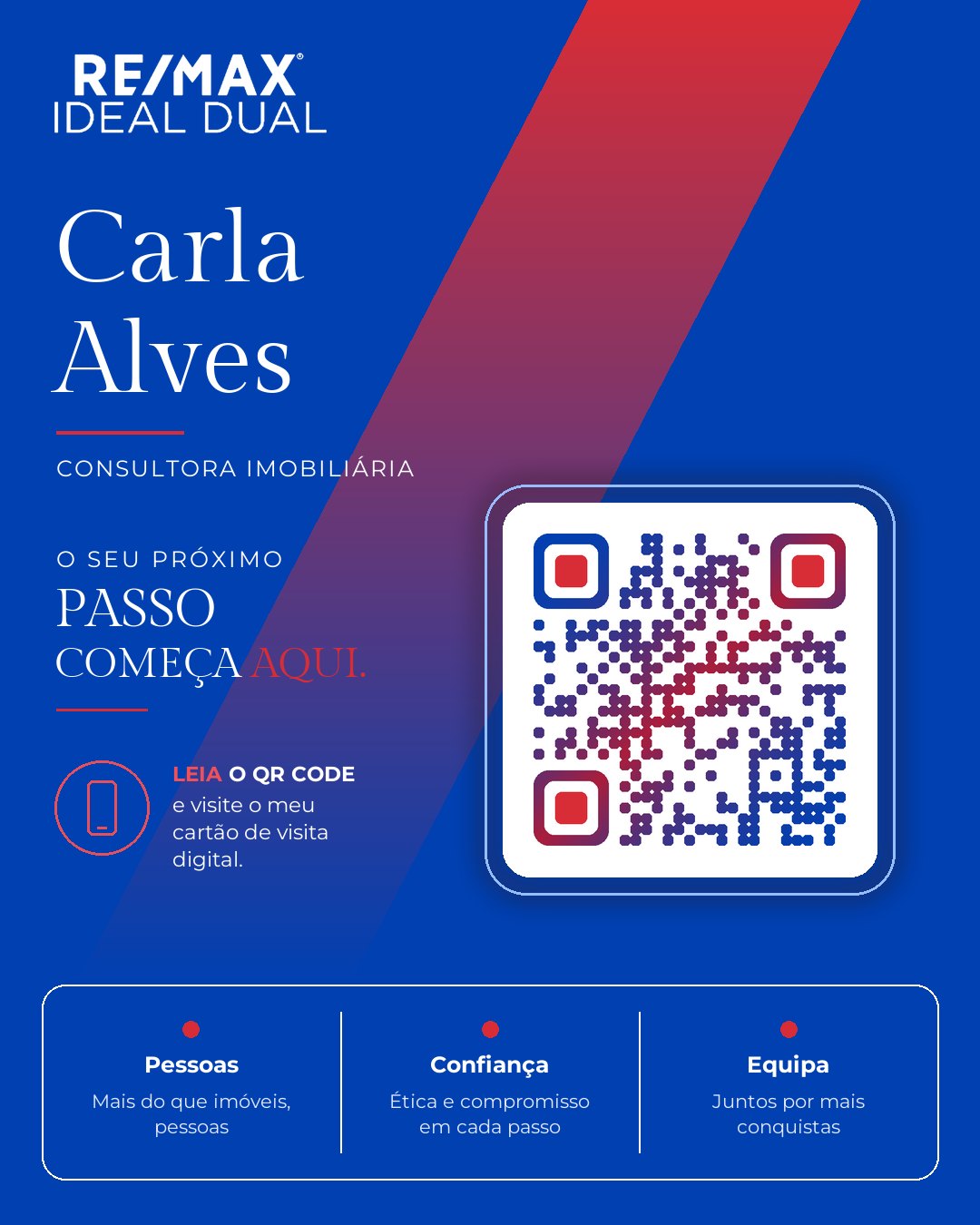 QR code do cartão digital de Carla Alves