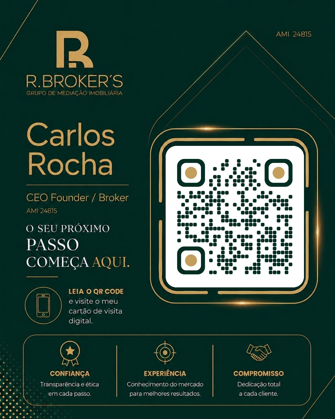 QR code do cartão digital de Carlos Rocha