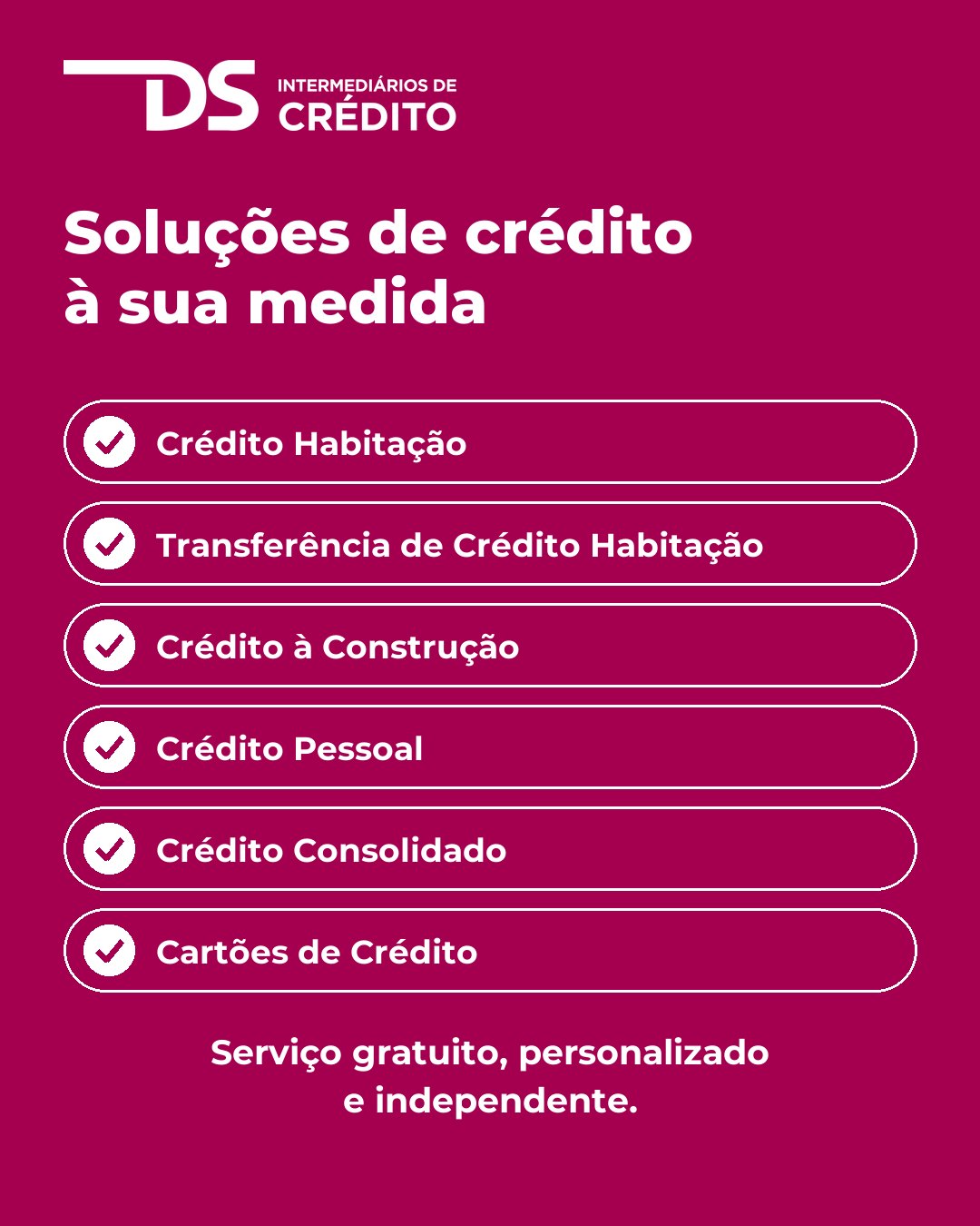 Soluções de crédito à sua medida