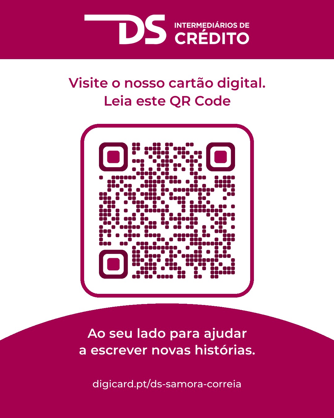 QR code do cartão digital da DS Samora Correia