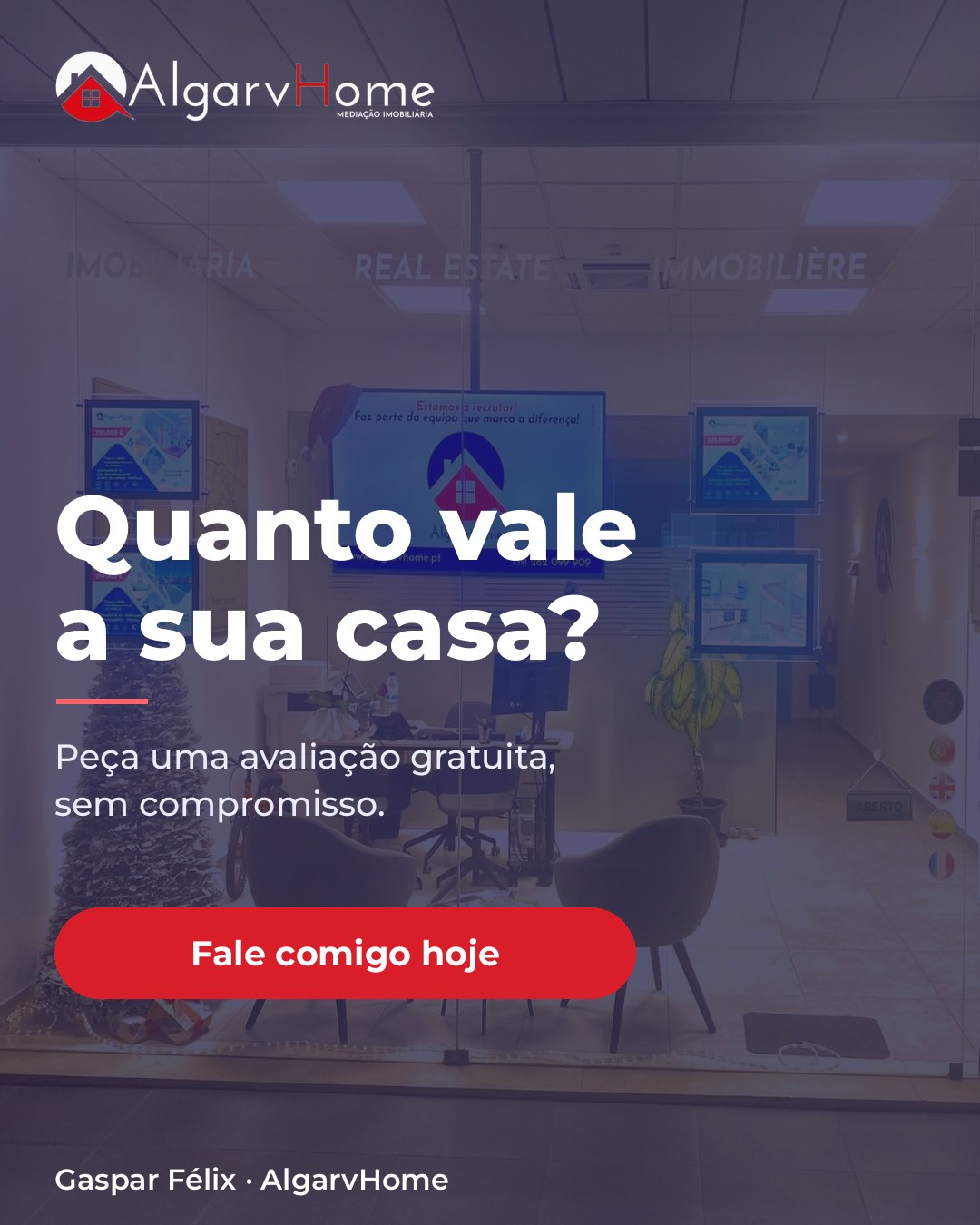 Quanto vale a sua casa? Peça uma avaliação gratuita