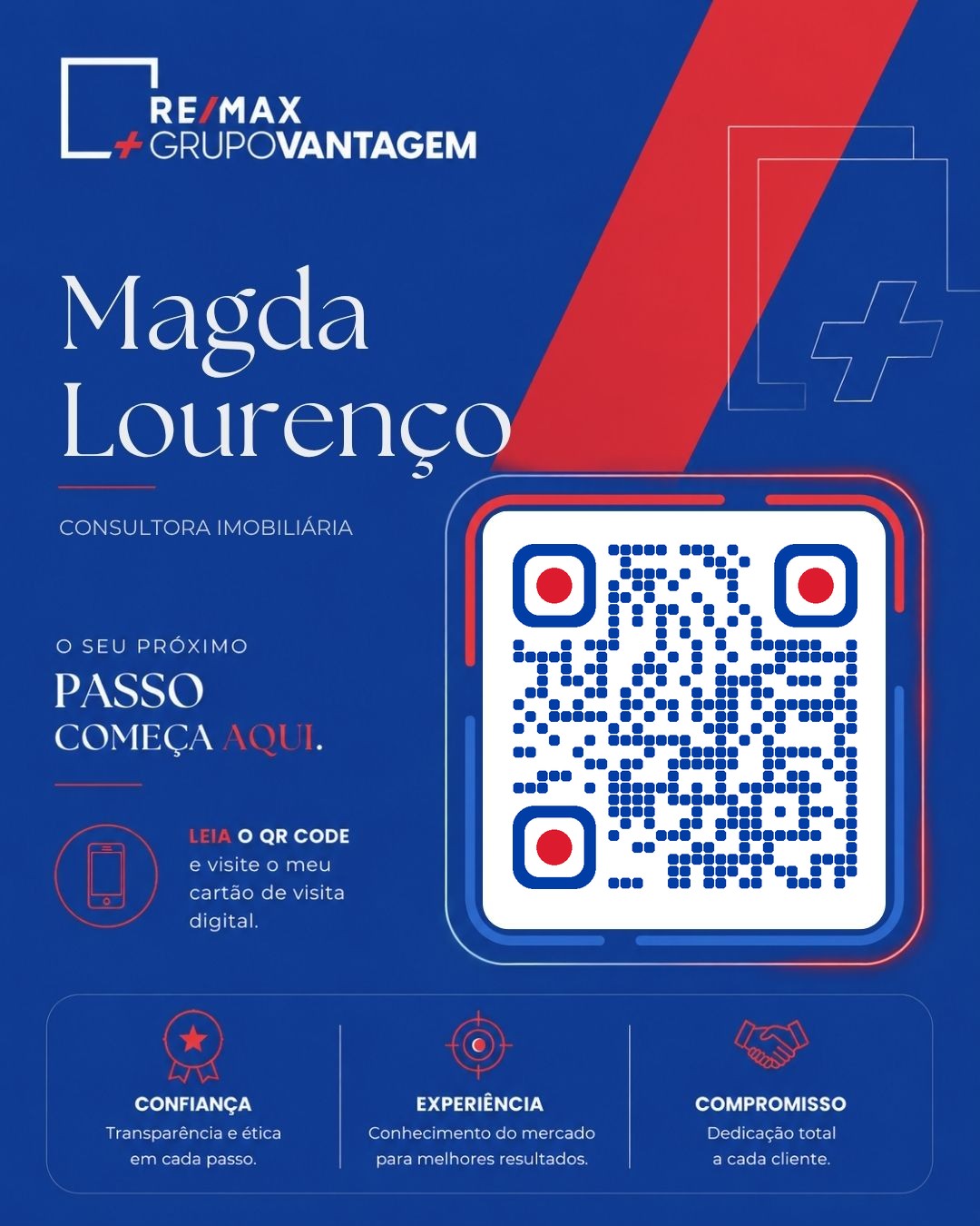 QR code do cartão digital de Magda Lourenço