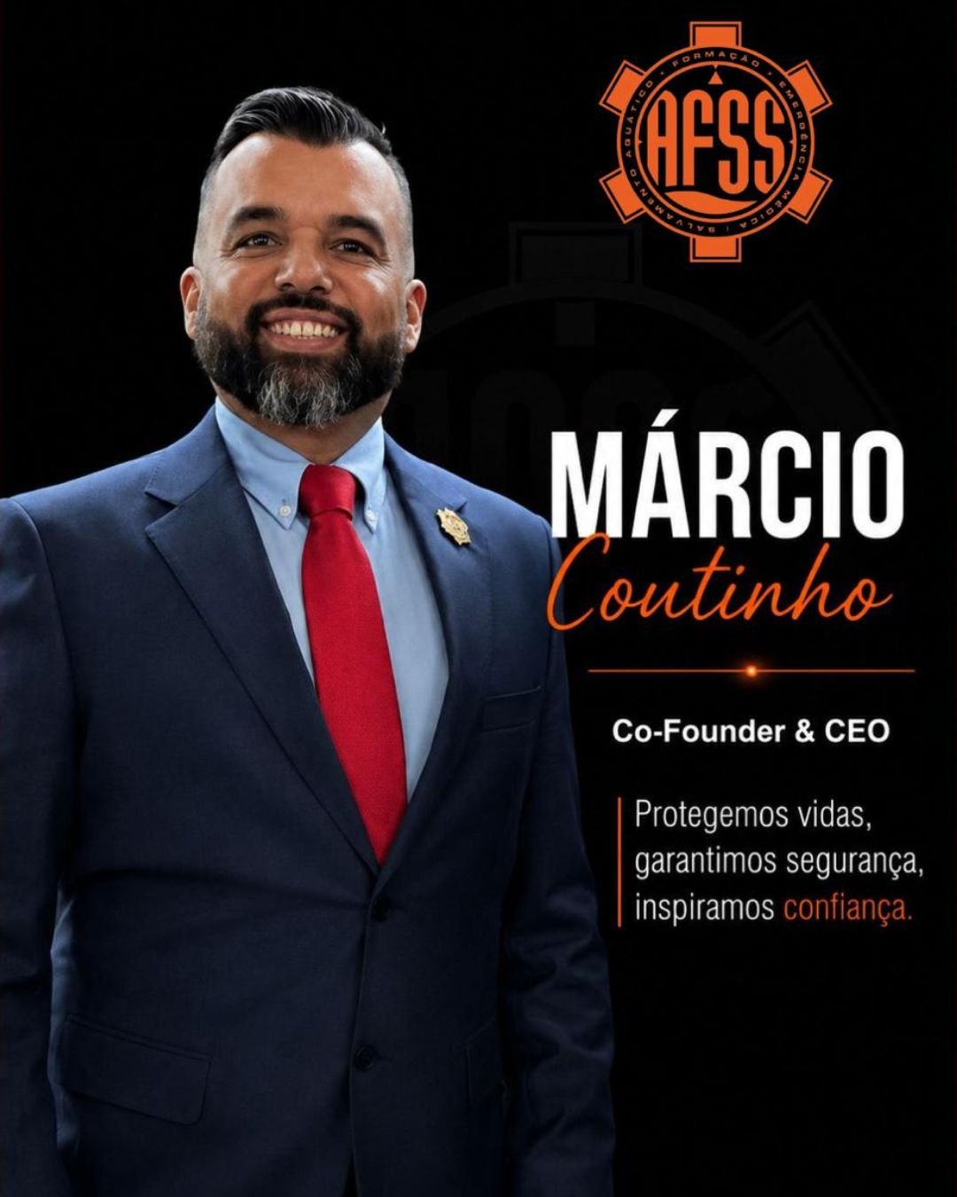 Márcio Coutinho, Co-Founder & CEO da AFSS: protegemos vidas, garantimos segurança, inspiramos confiança