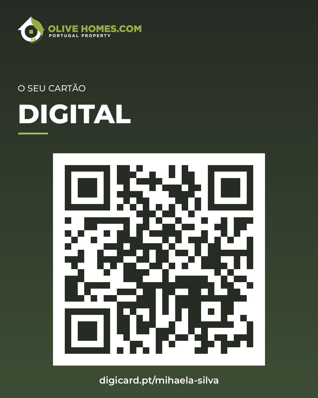 QR code do cartão digital de Mihaela Silva