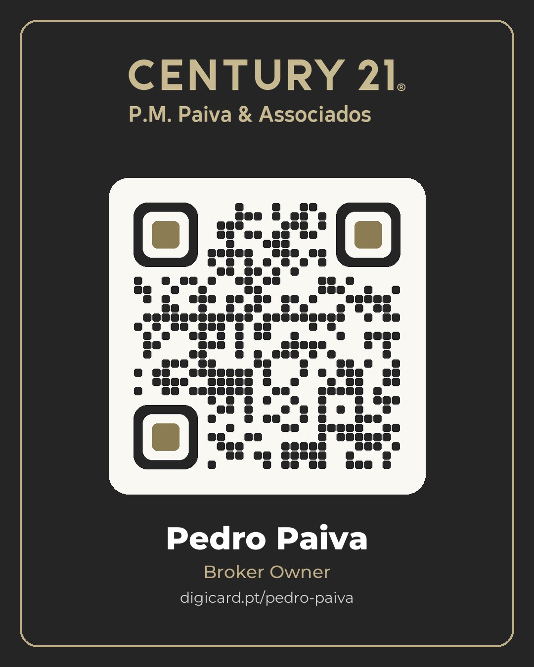 QR code do cartão digital de Pedro Paiva