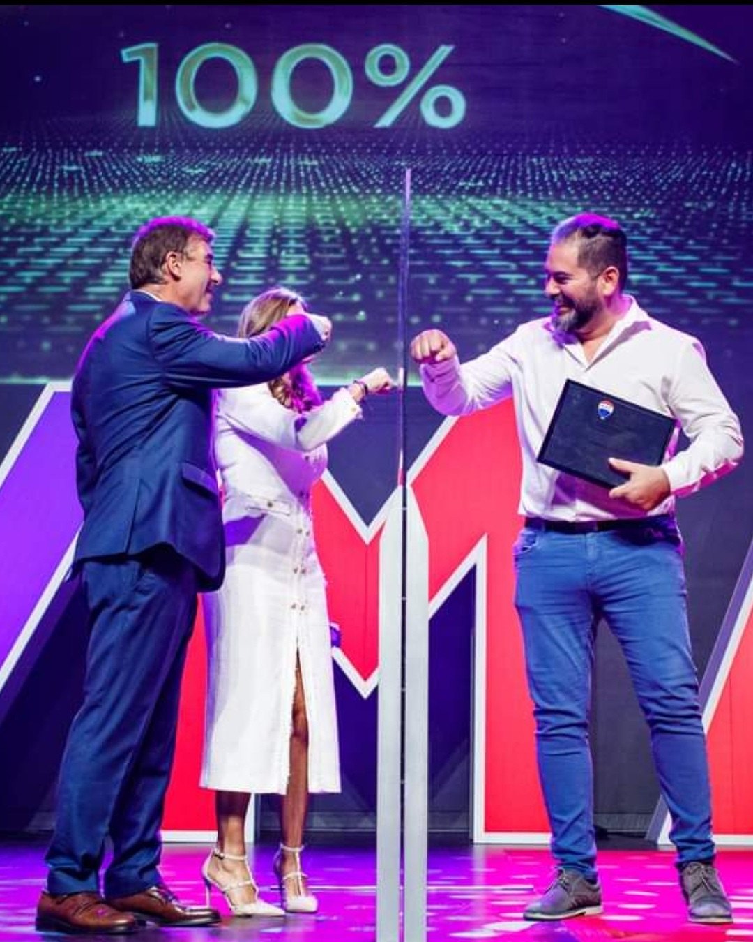 Ricardo Espírito Santo no palco da gala RE/MAX