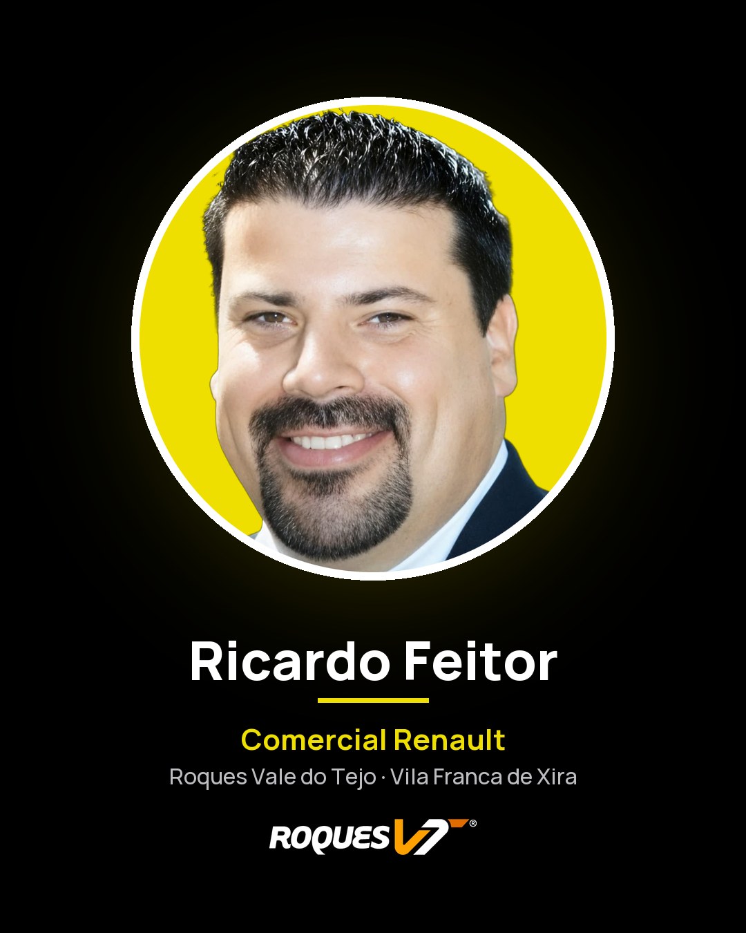 Ricardo Feitor, Comercial Renault na Roques Vale do Tejo