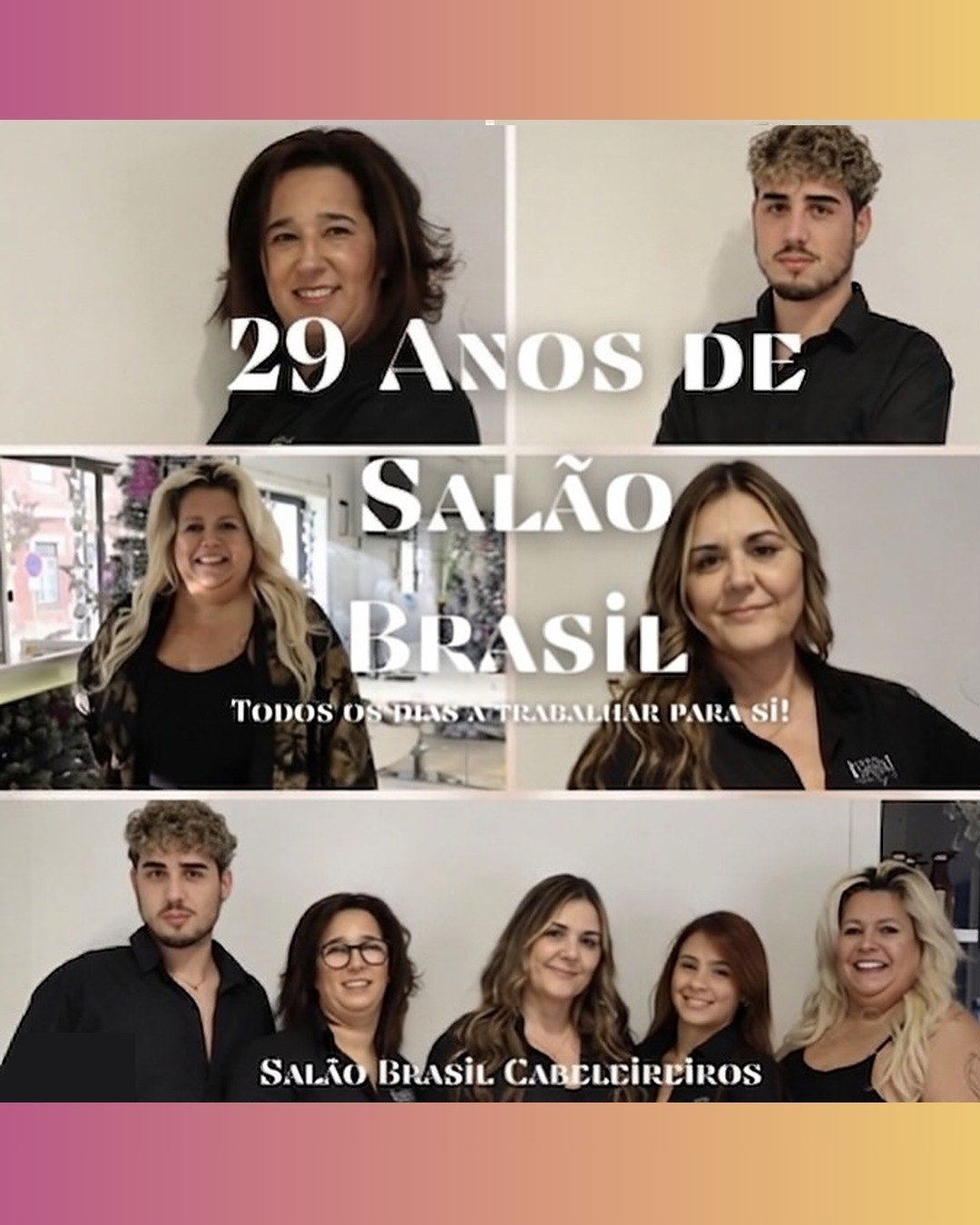 29 anos de Salão Brasil: a equipa do salão