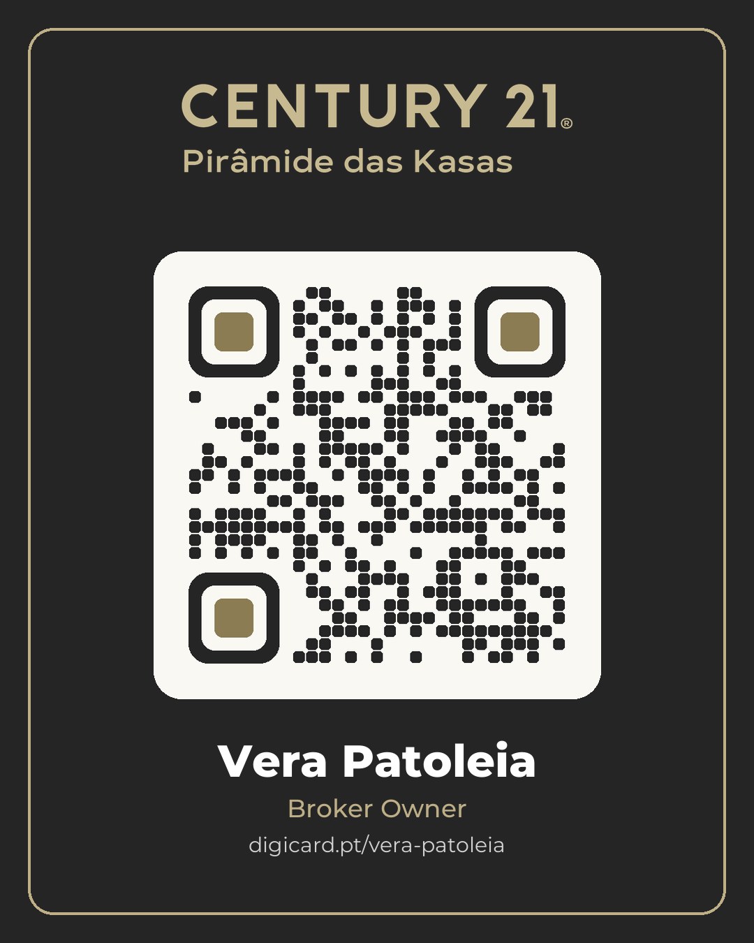 QR code do cartão digital de Vera Patoleia
